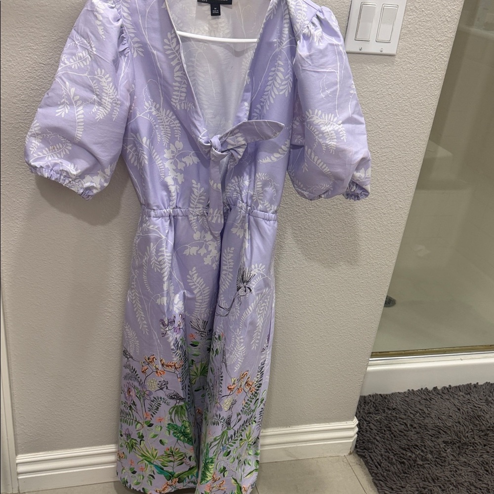 INC International Concepts Purple Floral Dress